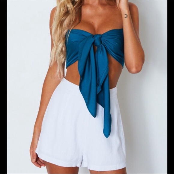 White fox scarf top Clearance